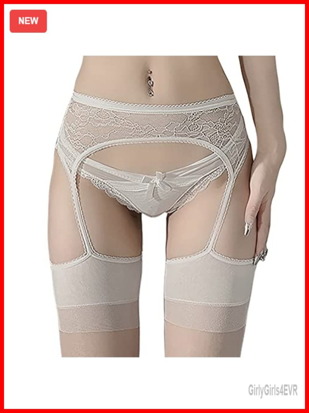 Women's Lace Thigh High Stockings Garter Suspender Tights